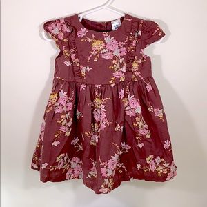 Floral Print Dress w/Bloomers - 12 mos.